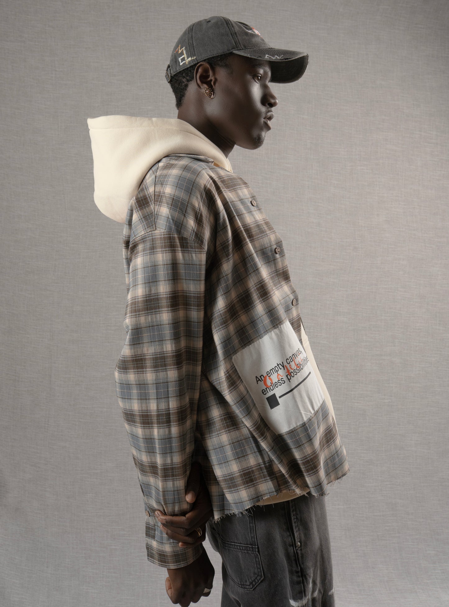 Cores Vivas Checkered Shirt Brown/Blue