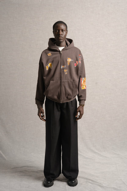 𝝤 𝖠t𝗲𝗹𝗂𝗲̂ Brown Zipper