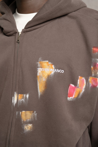 𝝤 𝖠t𝗲𝗹𝗂𝗲̂ Brown Zipper