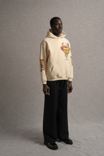 The Easel Hoodie Cream