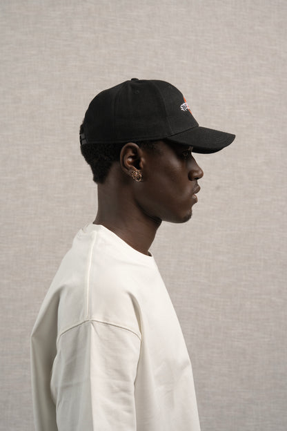 Cap Embroidered Black