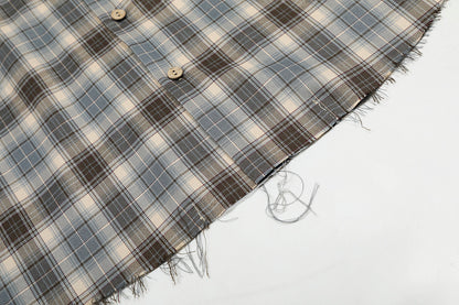 Cores Vivas Checkered Shirt Brown/Blue